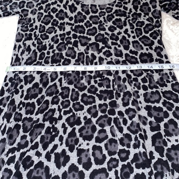 Banana Republic Cheetah print cotton viscose blend sweater dress NWOT. size XS - Picture 12 of 14